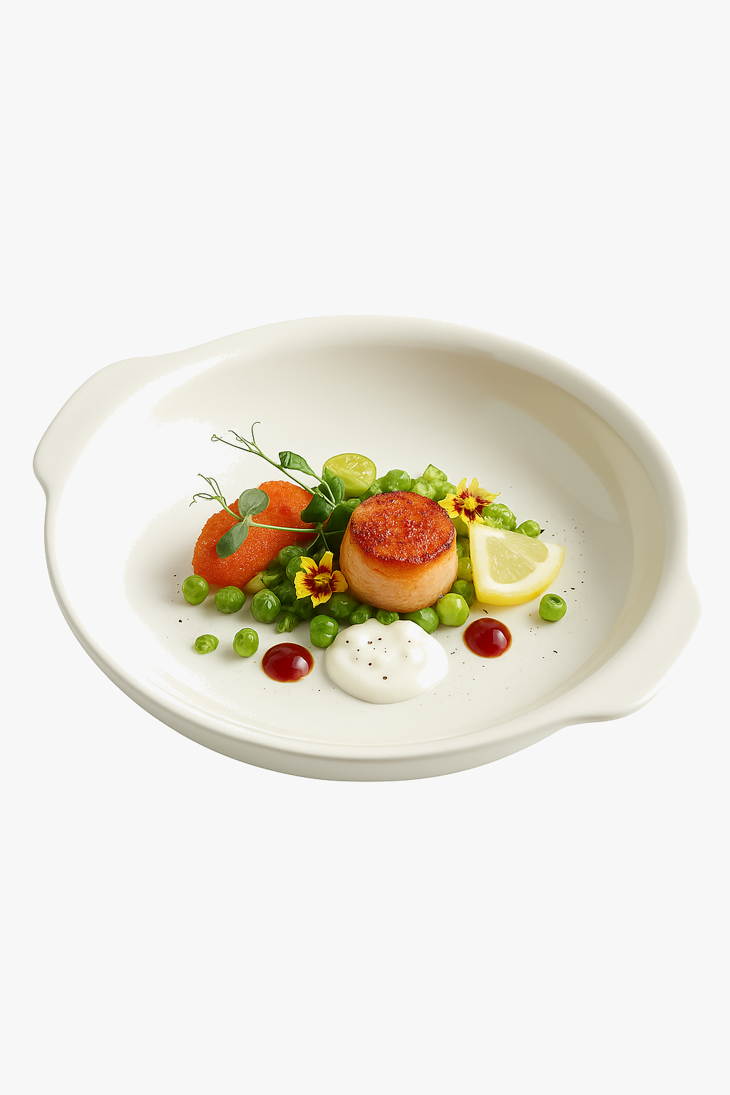 Ceramic plates irregular shape modern style kitchen