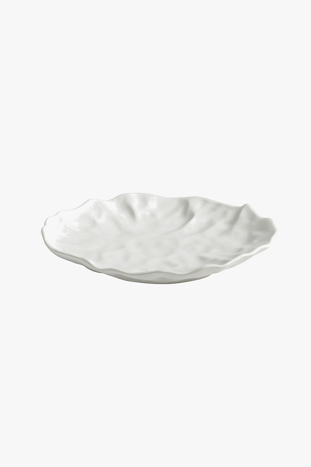 Ceramic hollow plates texture wrinkle artisanal style