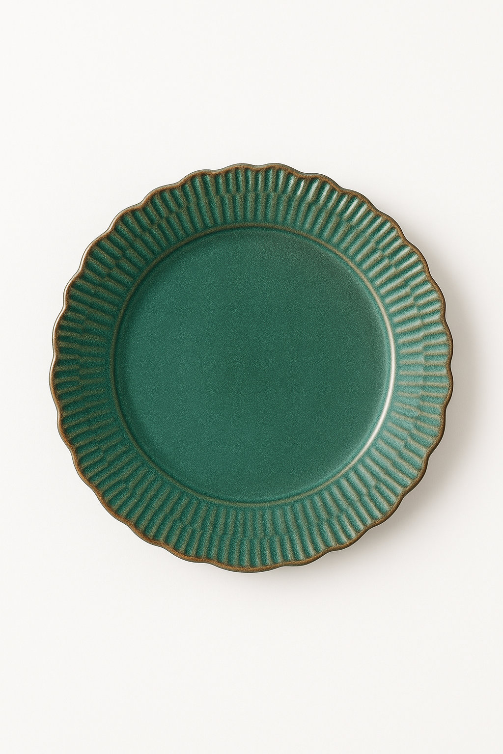 Plated ceramic relief retro elegant restaurant