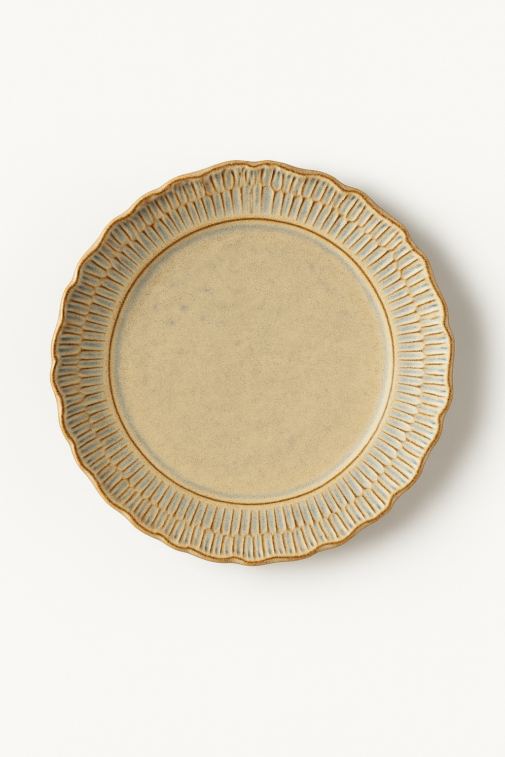 Plated ceramic relief retro gastronomic style
