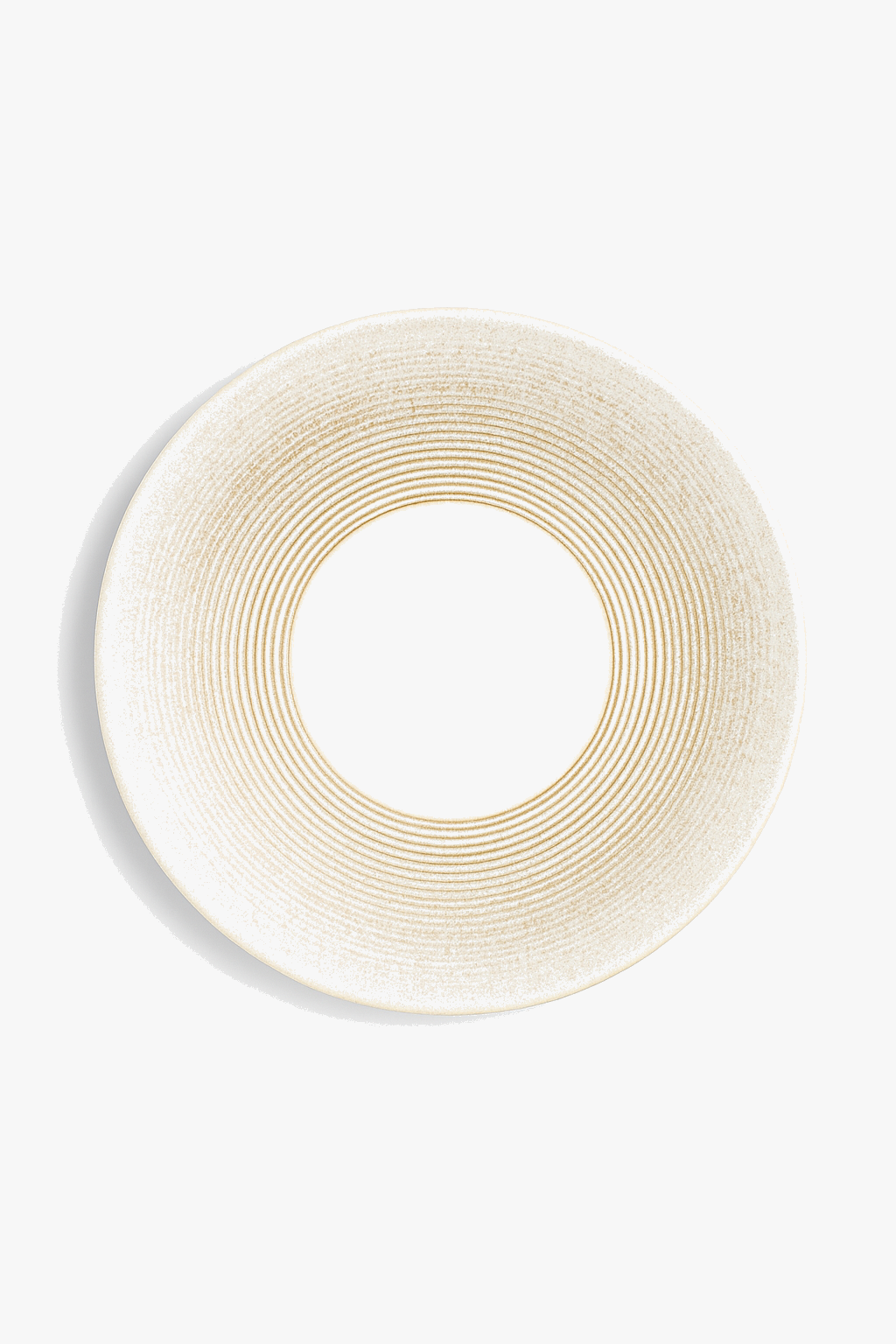 Round ceramic flat plates Japanese style minimalist