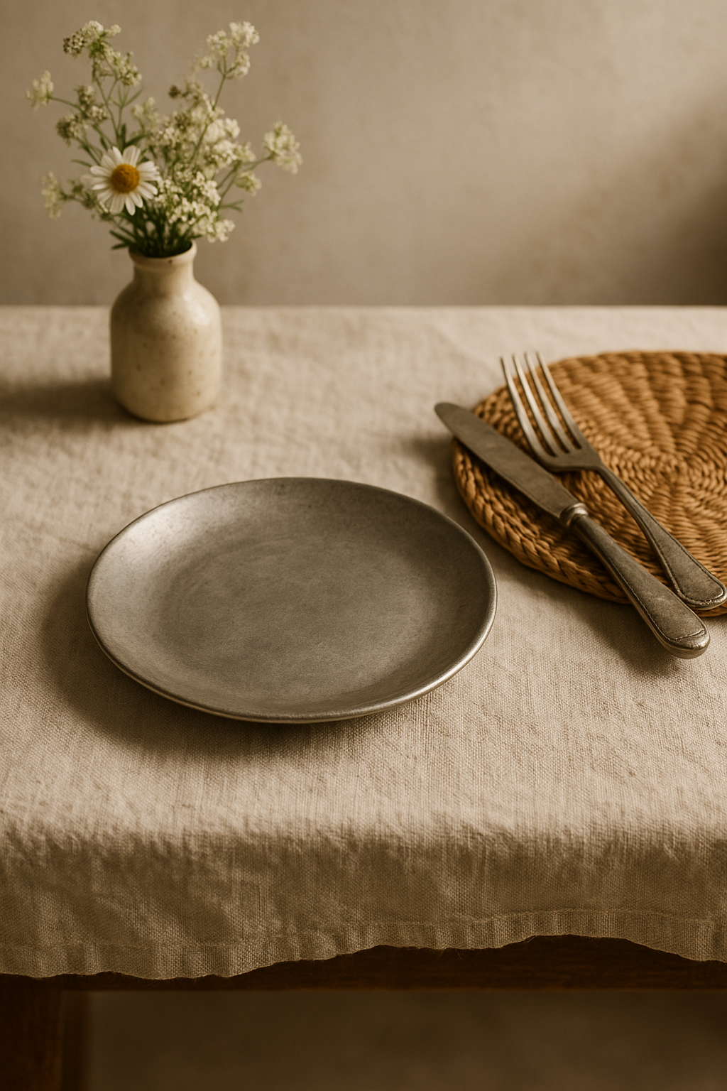 Plates Nordic vintage stainless steel minimalist style - view 2