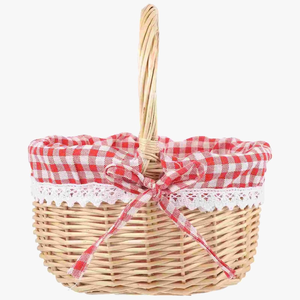 Transparent stackable storage bins with rattan and wood lids