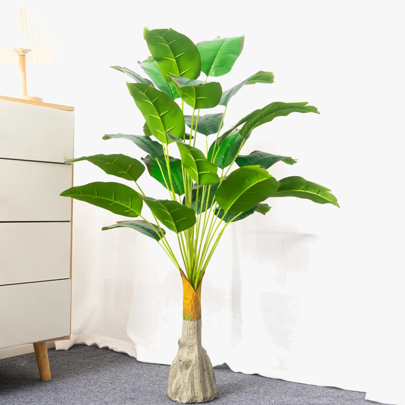 Artificial banana large tropical plants autumn decorations
