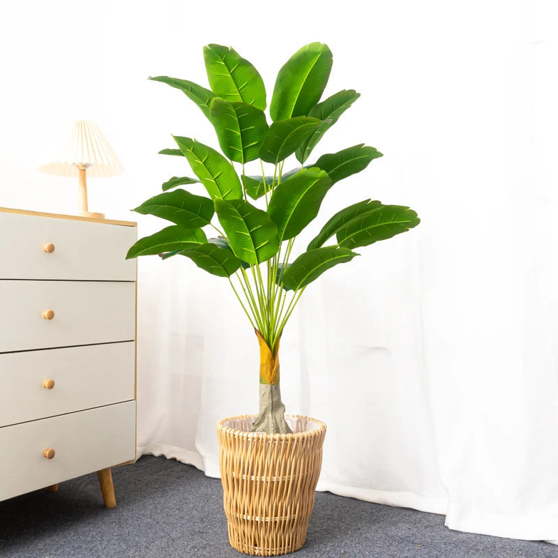 Artificial banana large tropical plants autumn decorations - view 2