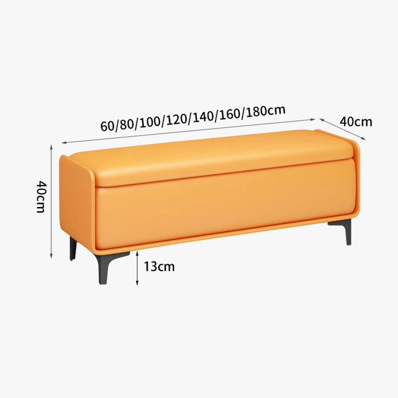 Luxury Nordic shoe bench for storage - view 5