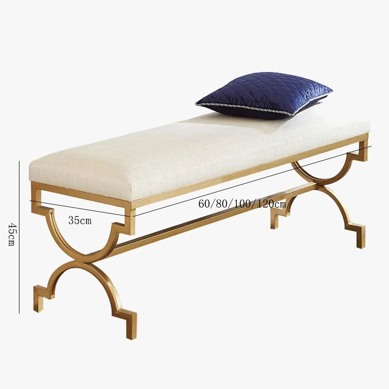 Nordic corridor bench light luxury stool for house - view 4
