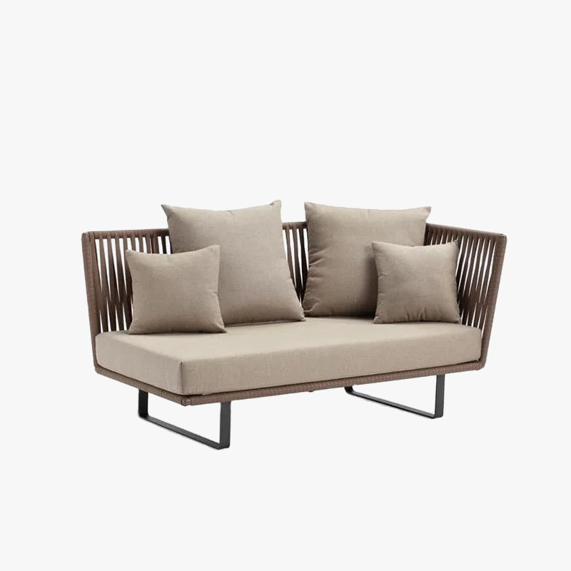 Garden bench corner rattan sofa for outdoors