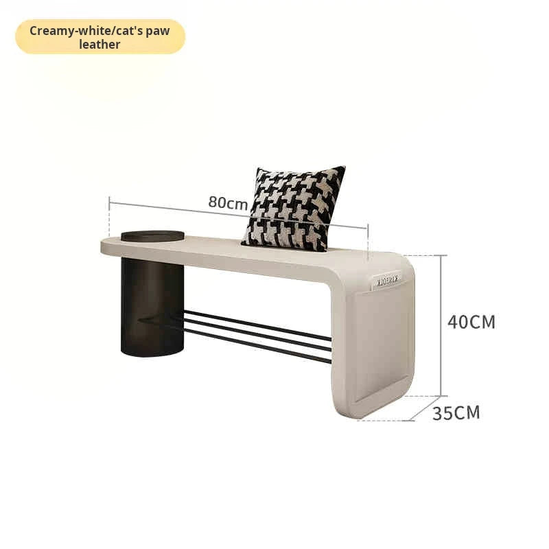 Multifunction storage bench for footwear and other objects - view 7