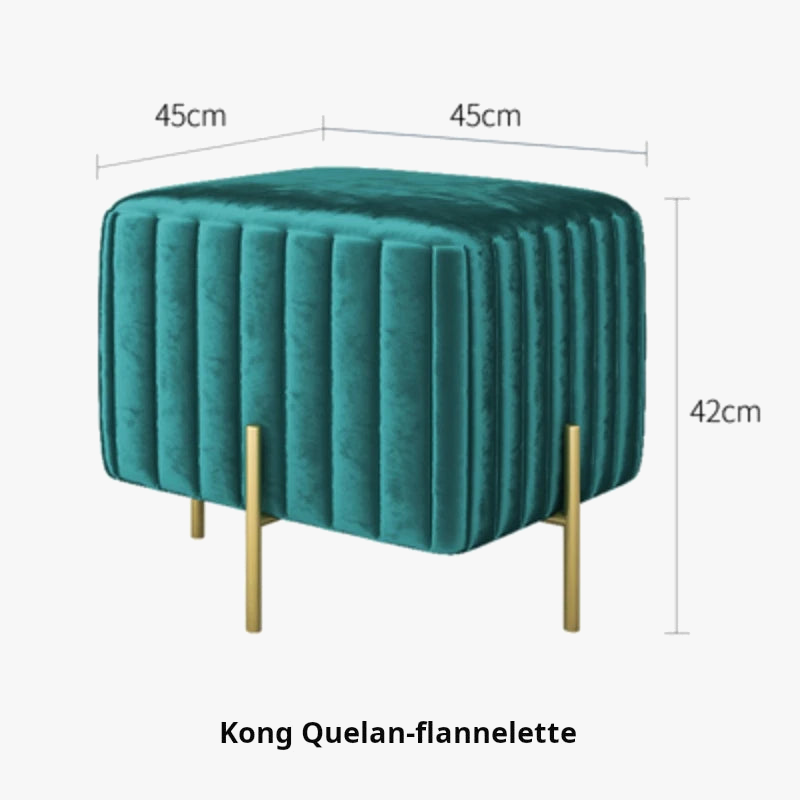 Multifunctional creative Nordic velvet bench for living room and bedroom - view 8