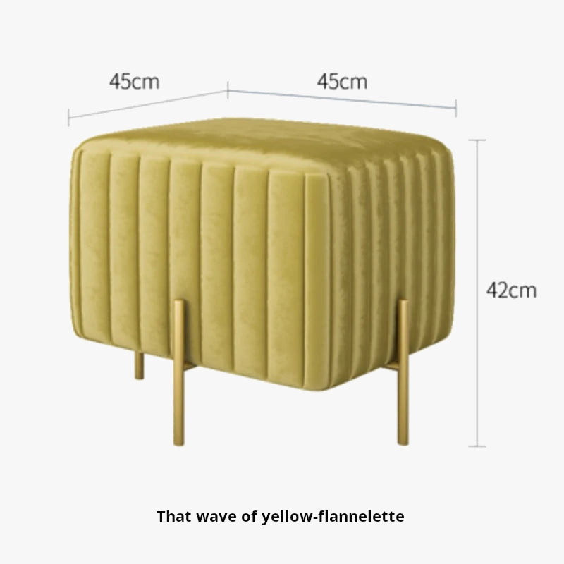 Multifunctional creative Nordic velvet bench for living room and bedroom - view 9