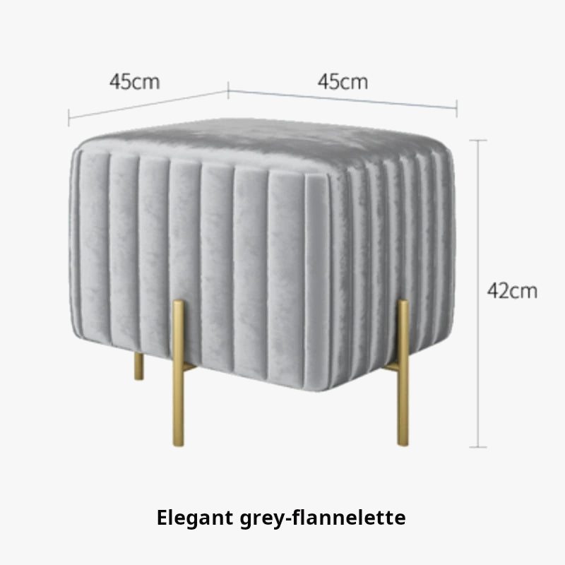 Multifunctional creative Nordic velvet bench for living room and bedroom - view 10