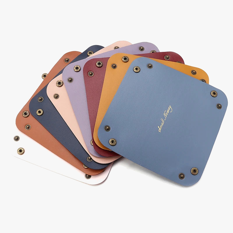 Leather Desk Storage Box, Multicolor Palette - view 2