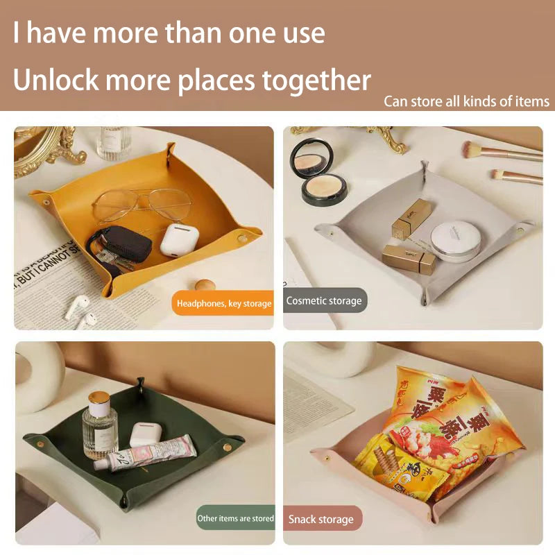 Leather Key and Cosmetic Storage Box, Medium or Large - view 6