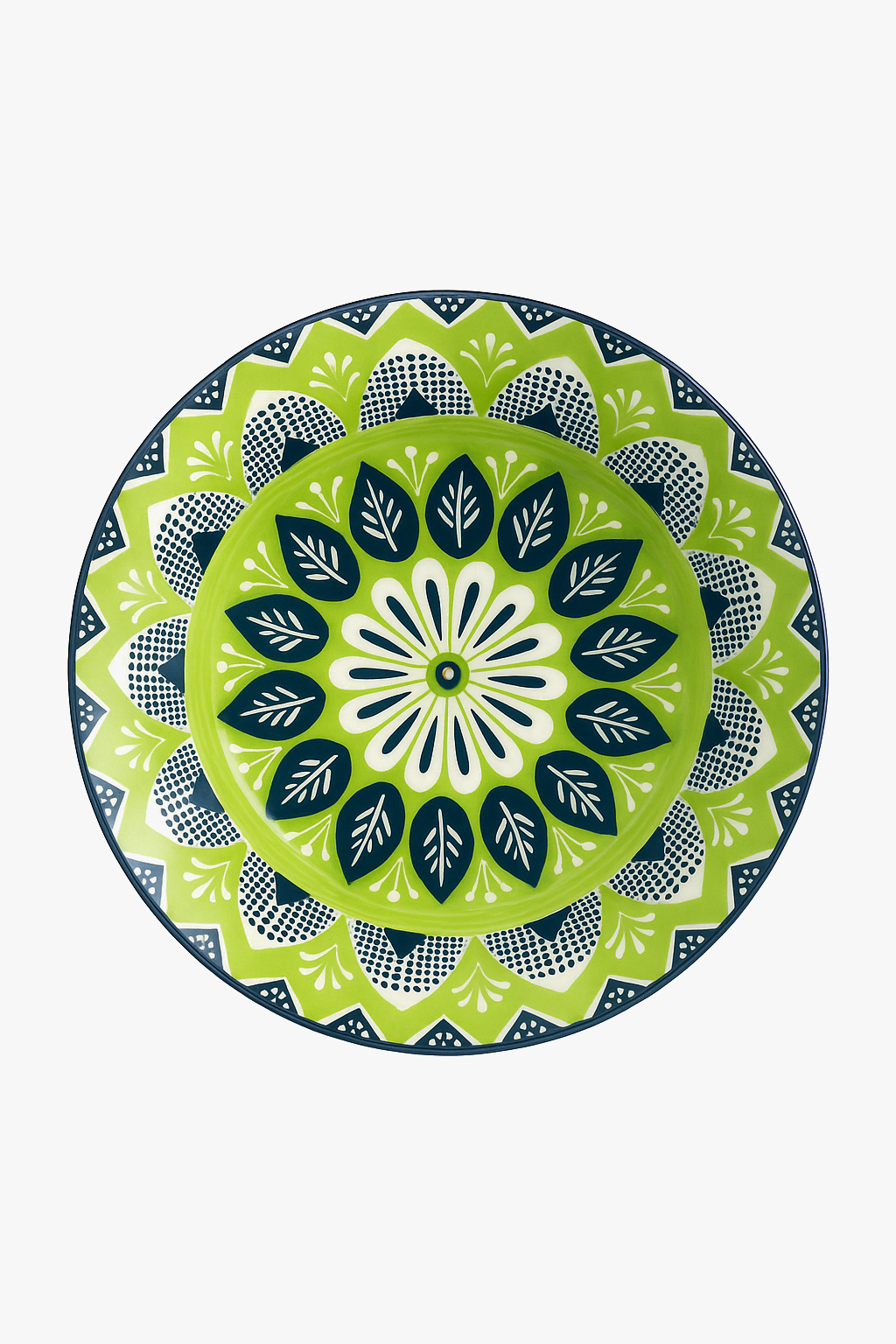 Bohemian ceramic bowl 20 cm pattern soup ramen