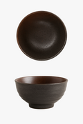 Ceramic bowl shape Japanese horn style 5 inches