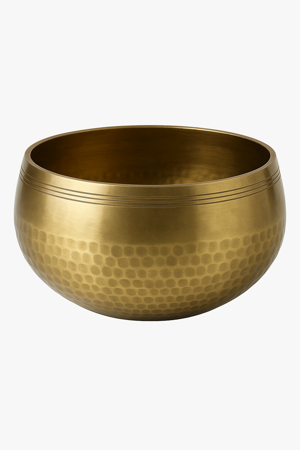 Bol chantant tibetain laiton fait main meditation yoga