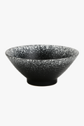 Japanese-Style Ceramic Ramen Bowl with Traditional Pattern, Style Two