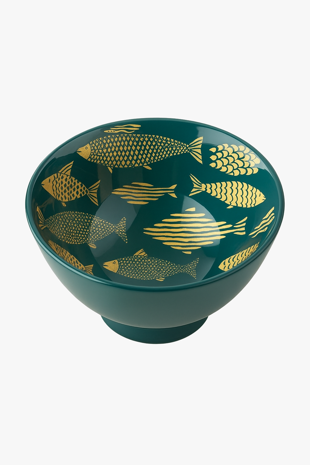 Japanese Floral Ceramic Ramen Bowl, Large Capacity, 1.2L