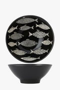 Japanese ramen bowl ceramic floral pattern 1200ml