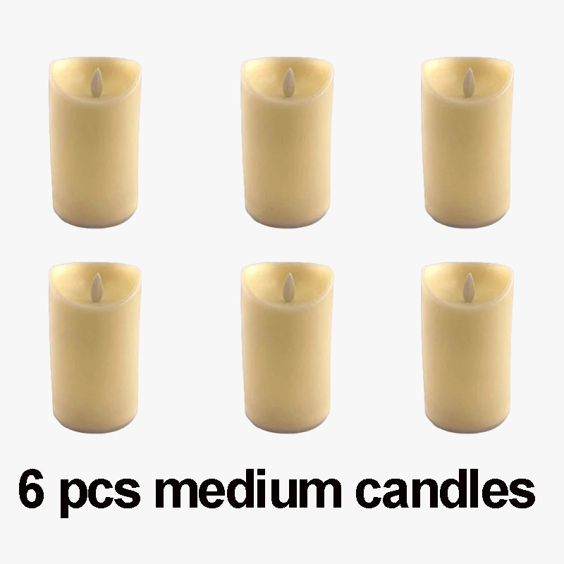 Decorative led candle for wedding and birthday - view 8