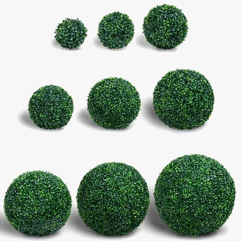 Decorative ball in artificial box for garden wedding and decoration