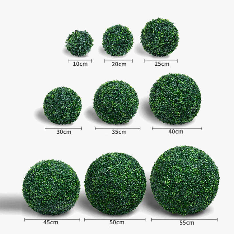 Artificial decorative turf ball for outdoor and garden - view 5