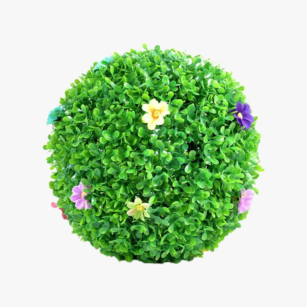 Decorative artificial topiary ball for uv resistant garden - view 8