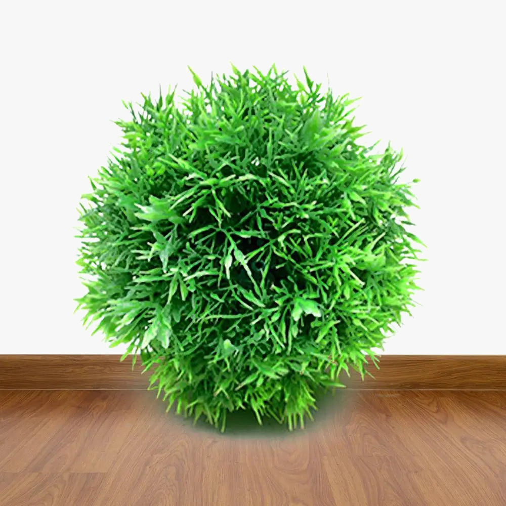 Artificial grass ball in decorative pine needles - view 8