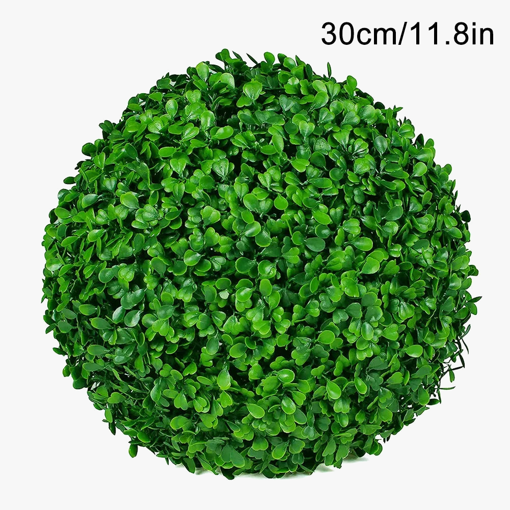 Artificial grass balls for decoration of parties and events - view 7