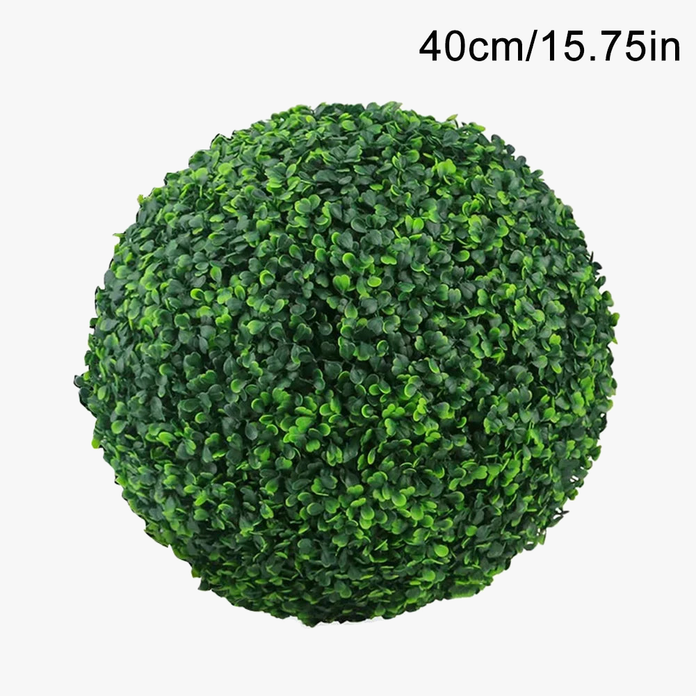 Artificial grass balls for decoration of parties and events - view 9