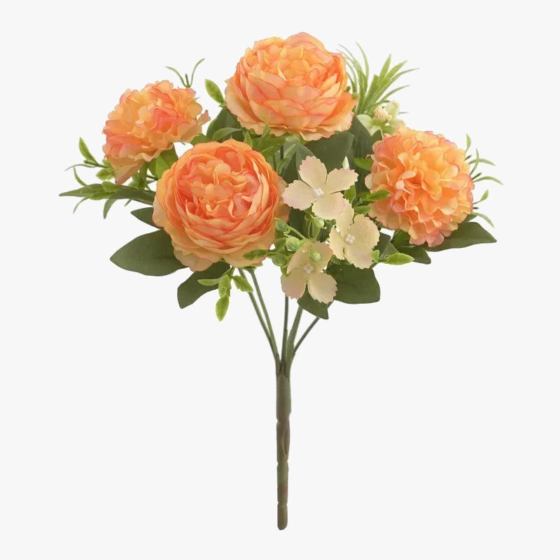 Bouquet of artificial hortensias and peonies for interior decoration - view 8