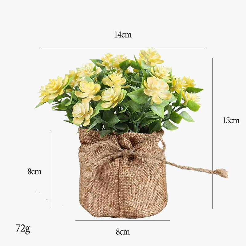 Bouquet of artificial flowers decoration for office and home - view 2