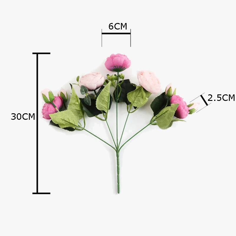 Bouquet of artificial flowers for garden decoration and wedding - view 6