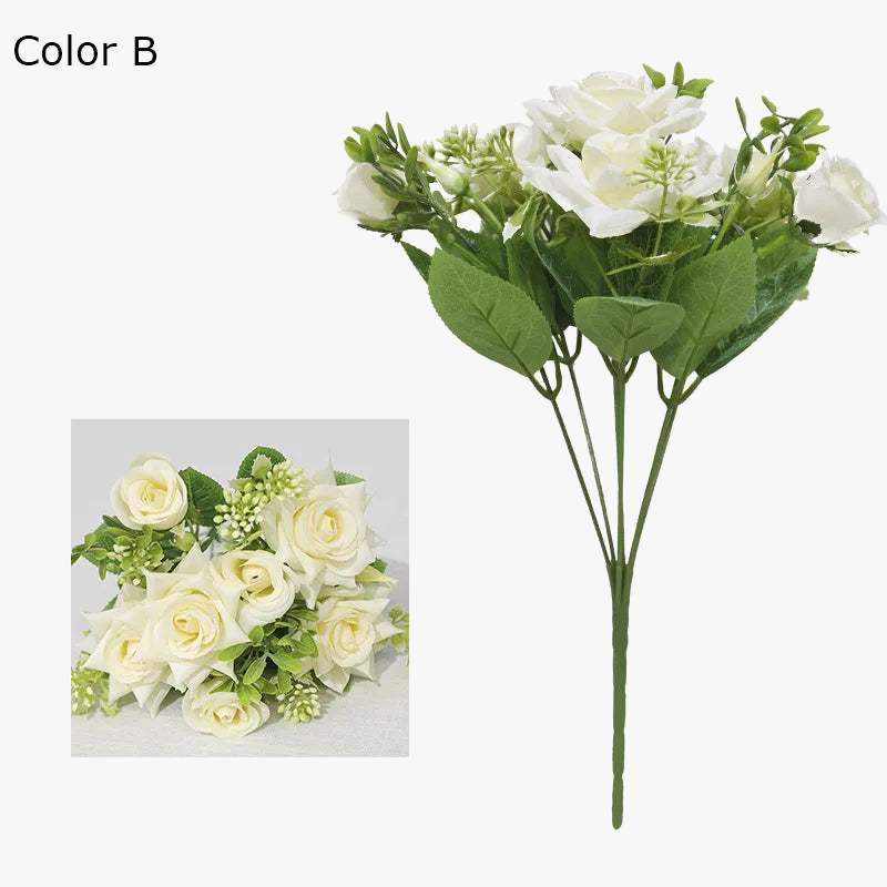 Bouquet of artificial flowers for decoration and gift - view 7
