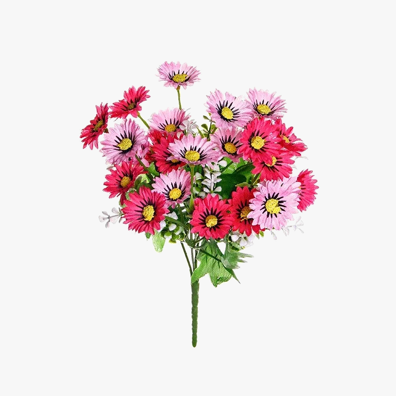 Bouquet of silk daisies for artificial floral decoration - view 3