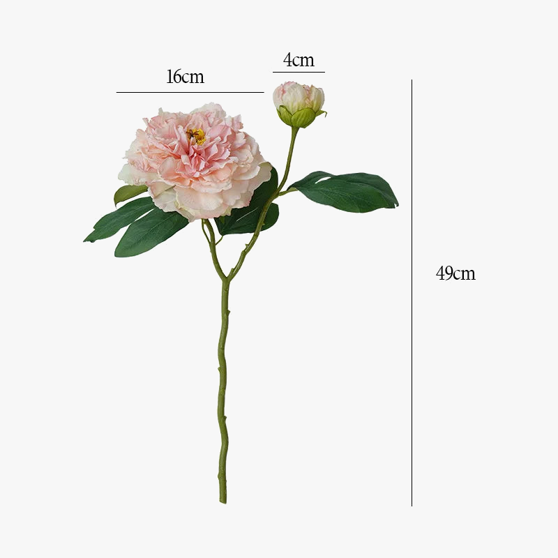 Artificial silk peonies bouquet for wedding and interior decoration - view 6