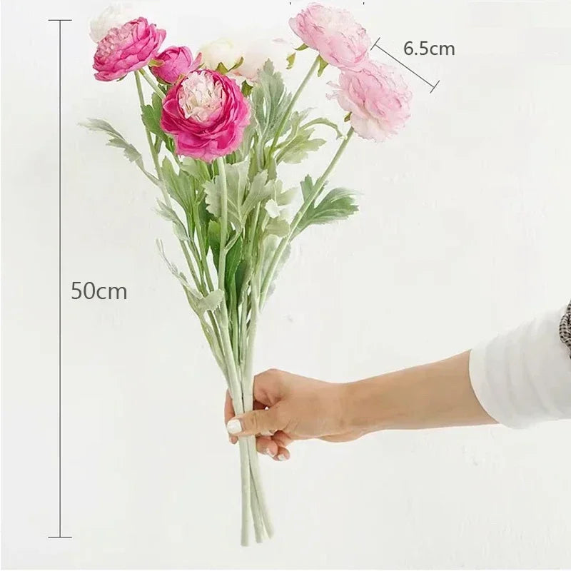 Bouquet of artificial peonies for wedding decoration party - view 3