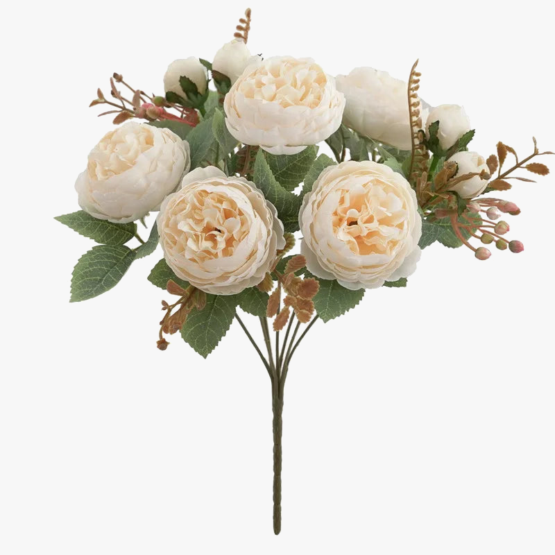 Bouquet of silk peonies for artificial decoration - view 9