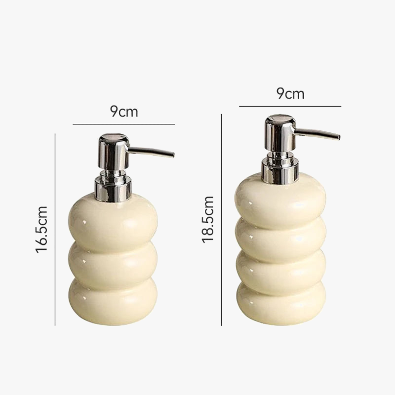 Ceramic bottle for disinfectant and soap dispenser - view 6