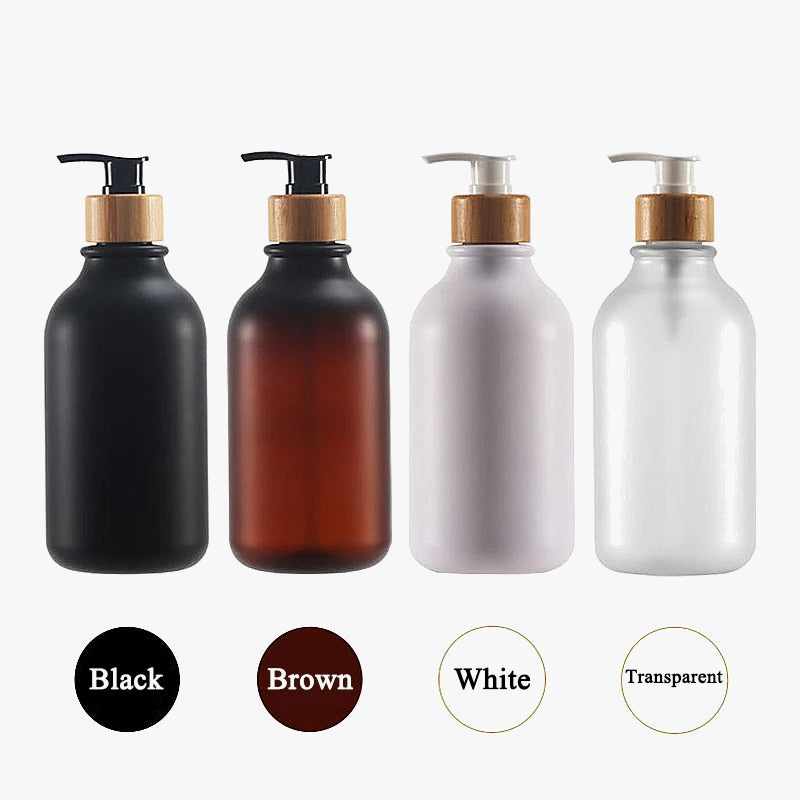 Portable soap dispenser bottle with pump