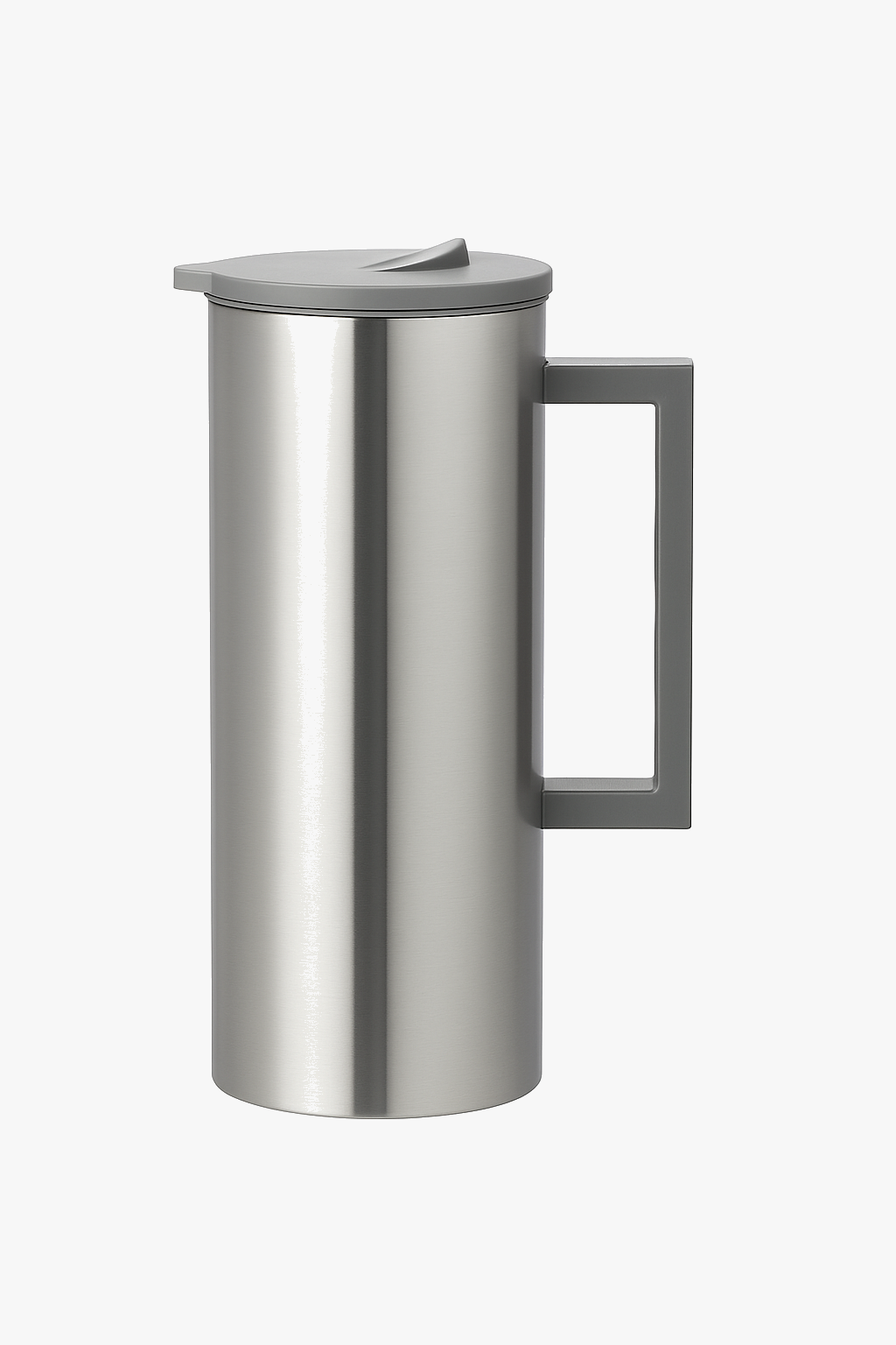 Stainless Steel Water Bottle with Flip Lid, 1.8L Capacity