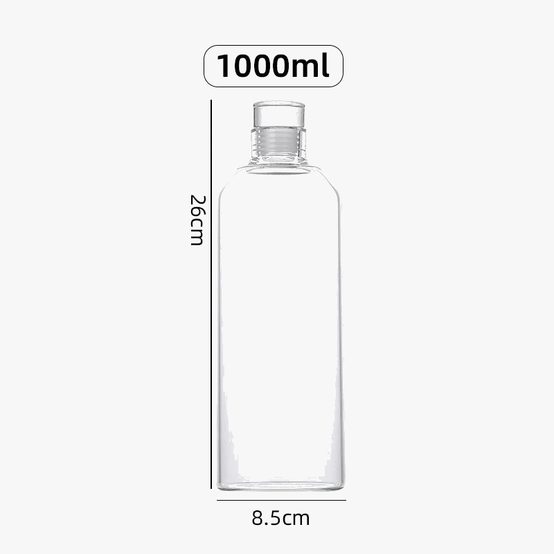 Bottle water glass infuser outdoor sport large capacity