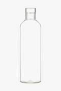 Water bottle glass reusable with waterproof lid