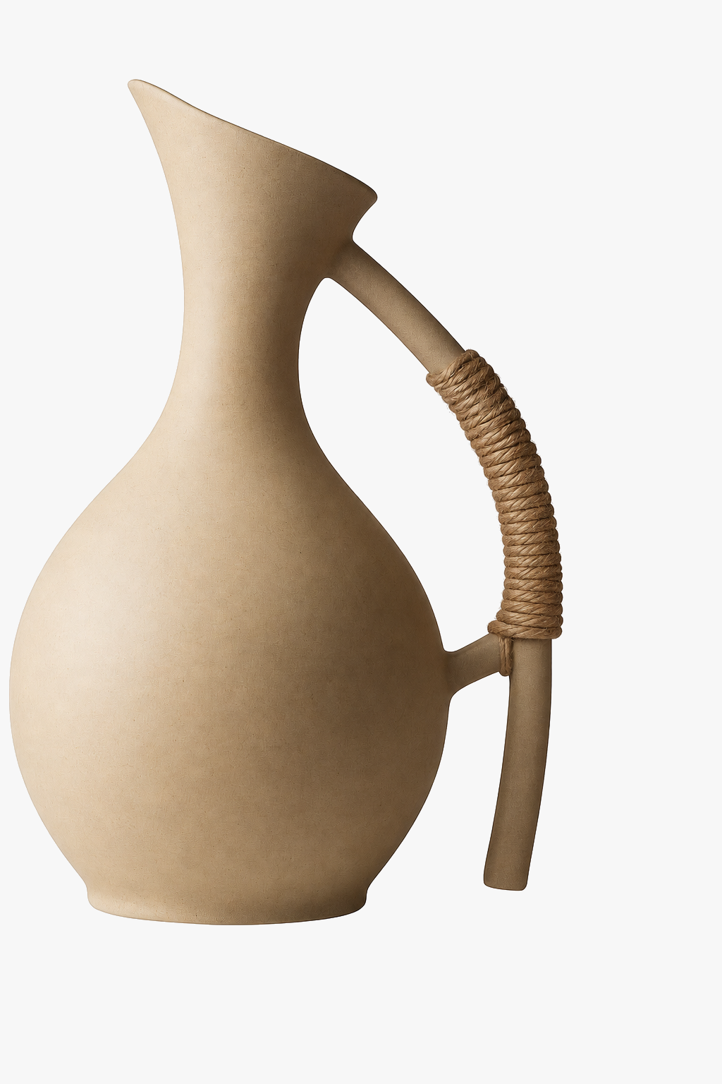 Ceramic bottle with large filter capacity for domestic use