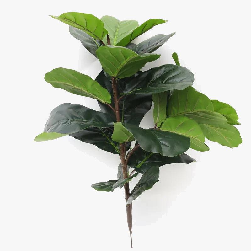 Artificial ficus branch for tropical autumn decoration - view 4