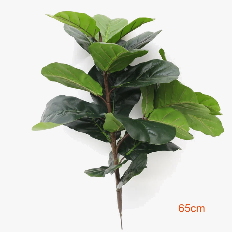 Artificial ficus branch for tropical autumn decoration - view 5