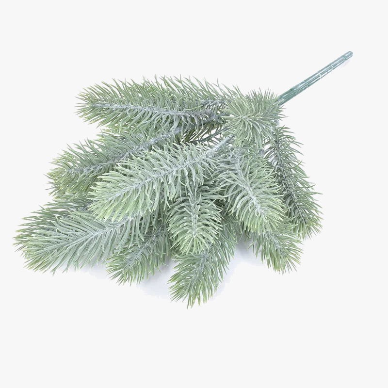 Artificial plastic Christmas tree branches for festive decoration - view 2