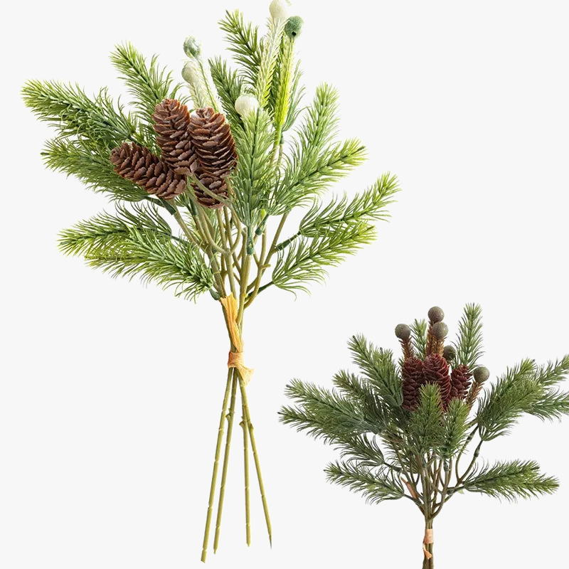 Artificial pine apple branches for Christmas decoration