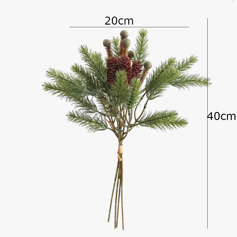 Artificial pine apple branches for Christmas decoration - view 4